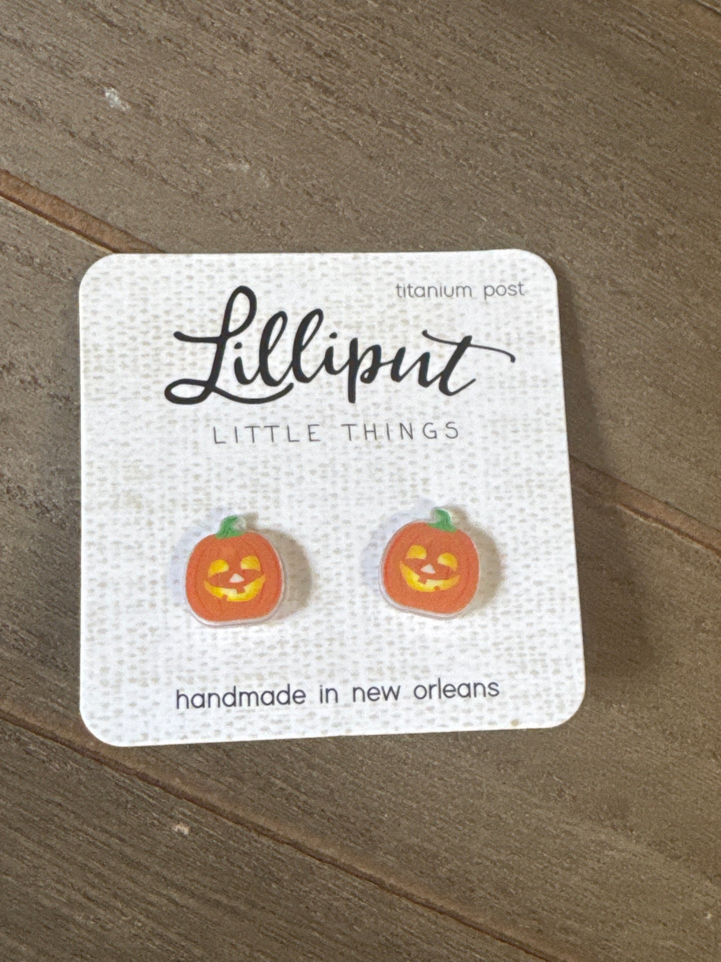 Jack O' Lantern Earrings