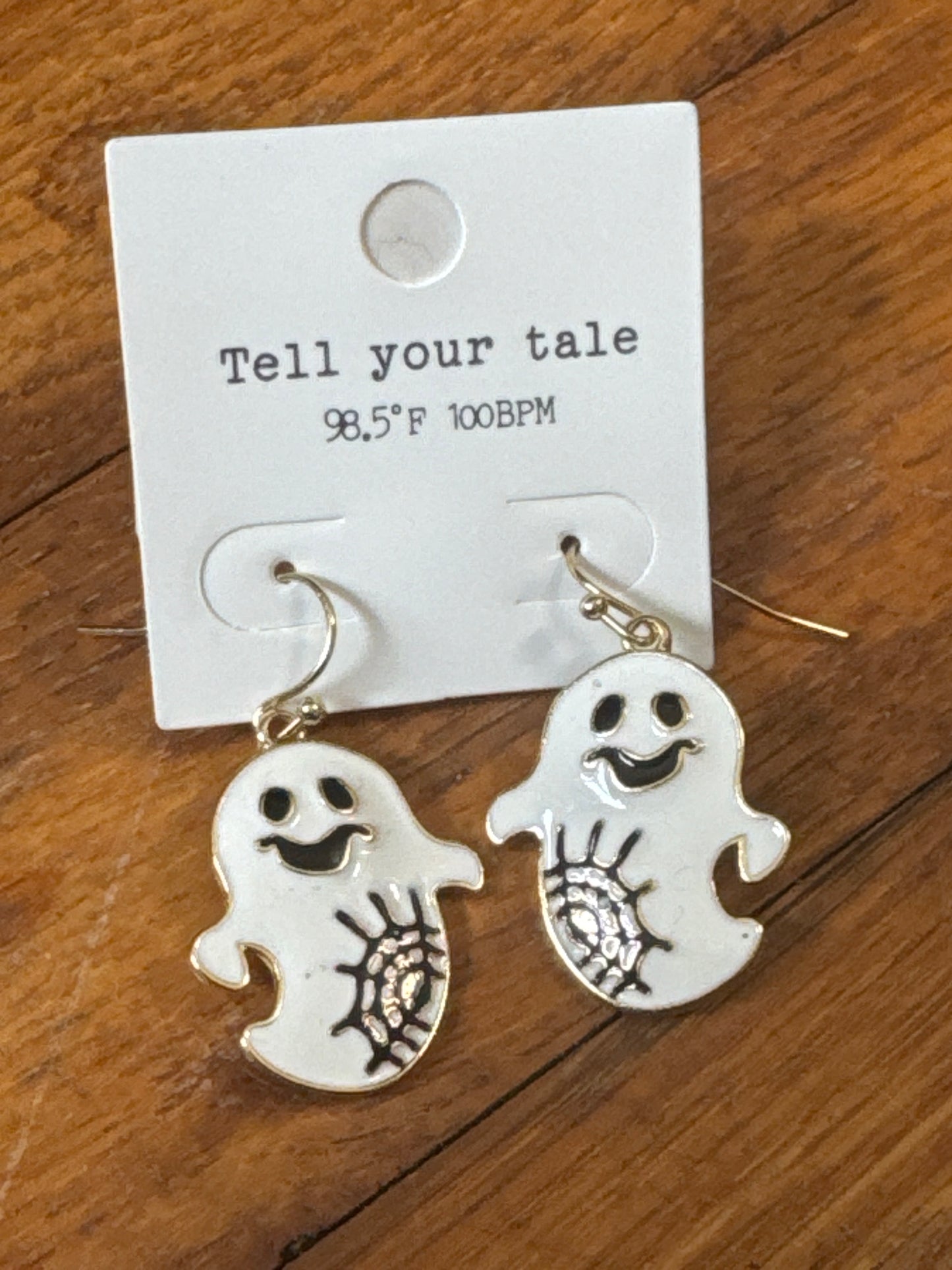 Ghost Dangle Earrings - Small